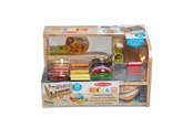 Rolleleg - Melissa & Doug Wooden Playset Slice and Stack Sandwich Counter - 6074860
