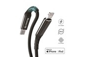 USB kabel - CRONG Armor Link - USB-C Lightning Fast Charging MFi Cable 150cm (black) - CRG-AL15USCL-BLK