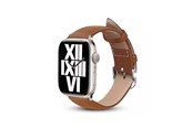 Smartwatch - Tilbehør - CRONG Noble Band - Genuine Leather Strap for Apple Watch 38/40/41/42 mm (Mocha) - CRG-40NOB-MKA
