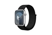 Smartwatch - Tilbehør - CRONG Nylon Reflex - Sport Band for Apple Watch 38/40/41/42 mm (Black) - CRG-40RFB-BLK