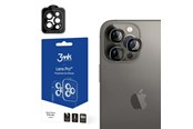 Mobil - Beskyttelsesglas - 3mk Apple iPhone 15 Pro Max - Lens Protection Pro Graphite - 5903108530040