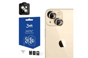 Mobil - Beskyttelsesglas - 3mk Apple iPhone 15 Plus - Lens Protection Pro Yellow - 5903108529877