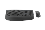 Tastatur - Logitech Signature Comfort Plus MK880 - Graphite - Tastatur & Mus sæt - Dansk/Norsk/Svensk/Finsk - Grå - 920-014036