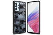 Mobil - Covers & Cases - Ringke  Fusion Matte Case Cover with Gel Frame Samsung Galaxy A73 Black - 8809848205378