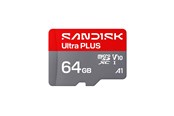 Hukommelseskort - SANDISK Ultra PLUS - SDSQUWC-064G-GN6MA