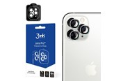 Mobil - Beskyttelsesglas - 3mk Lens Protection Pro Camera Cover for iPhone 11 Pro / 11 Pro Max - Silver - 5903108452304