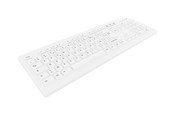 Tastatur - Cherry Contour Active Key MedicalKey AK-C8100 - keyboard - medical hygienic design full size - AZERTY - French - white Input Device - Tastatur - Fransk - Hvid - AK-C8100F-FU1-W/FR