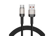 USB kabel - Tech-Protect UltraBoost Evo Cable USB-C / USB-A 100W 5A 2m - Titanium - 5906203690756