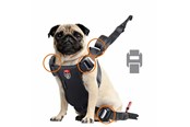 Hunde - Zolux Travel Safe Isofix Car Safety Harness Red Medium 14-26kg - 3336024621233