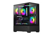 Kabinet - Darkflash C365 Computer Case + 5 Fans - Kabinet - Sort - C365 BLK +5F