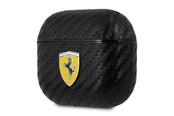 Mobil - Covers & Cases - Ferrari On Track PU Carbon Case for AirPods 3 - Black - 3666339009632
