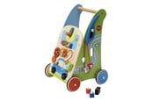Babylegetøj - Primi Passi - Wooden Walker with Activity Garage - PP1048