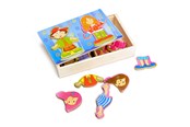 Puslespil - Playwood Dress up puzzle Boy and Girl Wood - RS235A