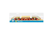 Trælegetøj - Bigjigs Wooden High Speed Train incl. Rails - BJT420
