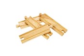 Trælegetøj - Bigjigs Wooden Rails - Straight 4 pcs. - BJT101