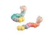 Babylegetøj - Bigjigs Wooden Worm - Pastel - 36089-error