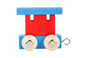 Trælegetøj - Small Foot - Wooden Letter Train Wagon Red/Blue - Pack of 12 - 10348-display12