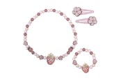 Kreativt Legetøj - Little Dutch Wooden Jewelry Set Strawberry 4-piece. - 126213