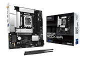 Bundkort - ASRock B860M Rock WiFi Bundkort - Intel B860 - Intel LGA1851 - DDR5 RAM - Micro-ATX - 90-MXBU60-A0UAYZ