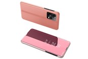 Mobil - Covers & Cases - Hurtel Clear View Case for Xiaomi Redmi Note 12 5G / Poco X5 5G Flip Cover Pink - 9145576276037