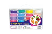 Legetøj - Playbox Modeling Dough Set 24 Pots x 10 g - 5+ Years - 27111