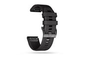 Smartwatch - Tilbehør - Tech-Protect Smooth Strap for Garmin Fenix 3 / 5X / 3HR / 5X Plus / 6X / 6X Pro / 7X - Black - 5906735412598