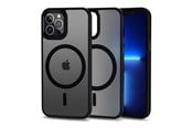 Mobil - Covers & Cases - Tech-Protect MagMat MagSafe Case for iPhone 12 / 12 Pro - Matte Black - 6216990211553