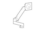 Skærmholder - Ergotron LX Pro mounting kit - Constant Force Technology - for flat panel - expansion kit - Sort - 98-734-292