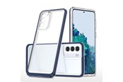 Mobil - Covers & Cases - Hurtel Clear 3in1 Case for Samsung Galaxy S23 Silicone Cover with Frame Blue - 9145576272664