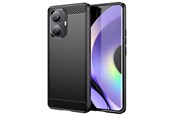 Mobil - Covers & Cases - Hurtel Carbon Case for Realme 10 Pro Flexible Silicone Carbon Cover Black - 9145576271865