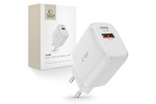 Mobil - Adaptere & Opladere - Tech-Protect C20W USB-C PD 20W / USB-A QC 3.0 Network Charger - White - 9589046924293