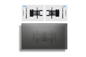 Vægbeslag, AV-Beslag & AV-Møbler - StarTech.com Startech mounting kit - articulating - for flat panel - low profile VESA 600x400 45Kg - black silver - TAA Compliant - Max 45 kg - recommended for 65" - 65SAP2-TV-WALL-MOUNT
