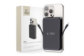 Powerbank - Tech-Protect LifeMag PB31 Power Bank with MagSafe 10000mAh 15W USB-C / USB-A / Built-in USB-C / Lightning Cables - Black - 10000 mAh - 5906302309269
