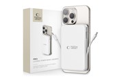 Powerbank - Tech-Protect LifeMag PB31 Power Bank with MagSafe 10000mAh 15W USB-C / USB-A / Built-in USB-C / Lightning Cables - White - 10000 mAh - 5906302309276