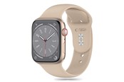 Smartwatch - Tilbehør - Tech-Protect Silicone Strap for Apple Watch 4 / 5 / 6 / 7 / 8 / 9 / SE (38 / 40 / 41 mm) - Brown - 5906302310180