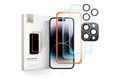 Mobil - Beskyttelsesglas - Tech-Protect Supreme Set Tempered Glass for iPhone 16 Pro - Clear (3 pcs) - 5906302310920