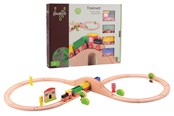 Trælegetøj - Jouéco Trainset 30 pieces - 263-80042