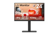 Skærm - 24" LG 24BA650-B - LCD monitor - Full HD (1080p) - 24" - 24BA650-B.AEU