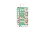 Brætspil - BS Toys Giant Wooden Number Tower - 46pcs. - GA520