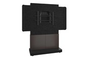Vægbeslag, AV-Beslag & AV-Møbler - Middle Atlantic Forum stand - for LCD display / video conferencing system - 48" 2-bay dark finish - asian night black charcoal grey - TAA Compliant - Max 68 kg - recommended for 65" - FM-DS-4875FS-BA3B