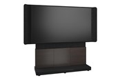 Vægbeslag, AV-Beslag & AV-Møbler - Middle Atlantic Forum stand - free-standing - for LCD display / video conferencing system - 66" 3 bay dark finish - asian night black charcoal grey - TAA Compliant - Max 68 kg - recommended for 100" - FM-DS-6675FS-FA3B