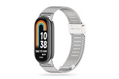 Smartwatch - Tilbehør - Tech-Protect MilaneseBand Strap for Xiaomi Smart Band 8 / 8 NFC - Silver - 9490713935170