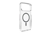 Mobil - Covers & Cases - Puro Lite Mag TPU+PC Case Compatible with MagSafe for iPhone 17 Pro - Transparent with Gray Ring - PUIPC17P63LITEMDKGR
