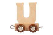 Trælegetøj - Small Foot - Wooden Letter Train - U - 12 pieces - 7480-display12