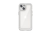 Mobil - Covers & Cases - Hurtel iPhone 15 Plus Outer Space Reinforced Case with Flexible Frame - Transparent - 9145576279649