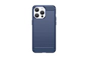 Mobil - Covers & Cases - Hurtel Flexible Carbon Pattern Case for iPhone 15 Pro Carbon Case - Blue - 9145576279465