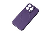 Mobil - Covers & Cases - Hurtel MagSafe Compatible Silicone Case for iPhone 15 Pro Max Silicone Case - Purple - 9145576280003