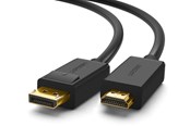 Skærmkabel - UGREEN unidirectional DisplayPort to HDMI Cable 4K 30Hz 32 AWG 1.5m Black (DP101 10239) - 10239-ugreen