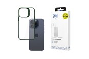 Mobil - Covers & Cases - 3mk Satin Armor Case+ Green for Apple iPhone 15 Pro Max - Transparent - 5903108592598