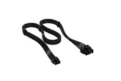 Strømkabel (intern) - Corsair Elite Premium Individually Sleeved PCIe Cable 8-pin (6+2 Split) Cable Type 5 - Sort - CP-8920452